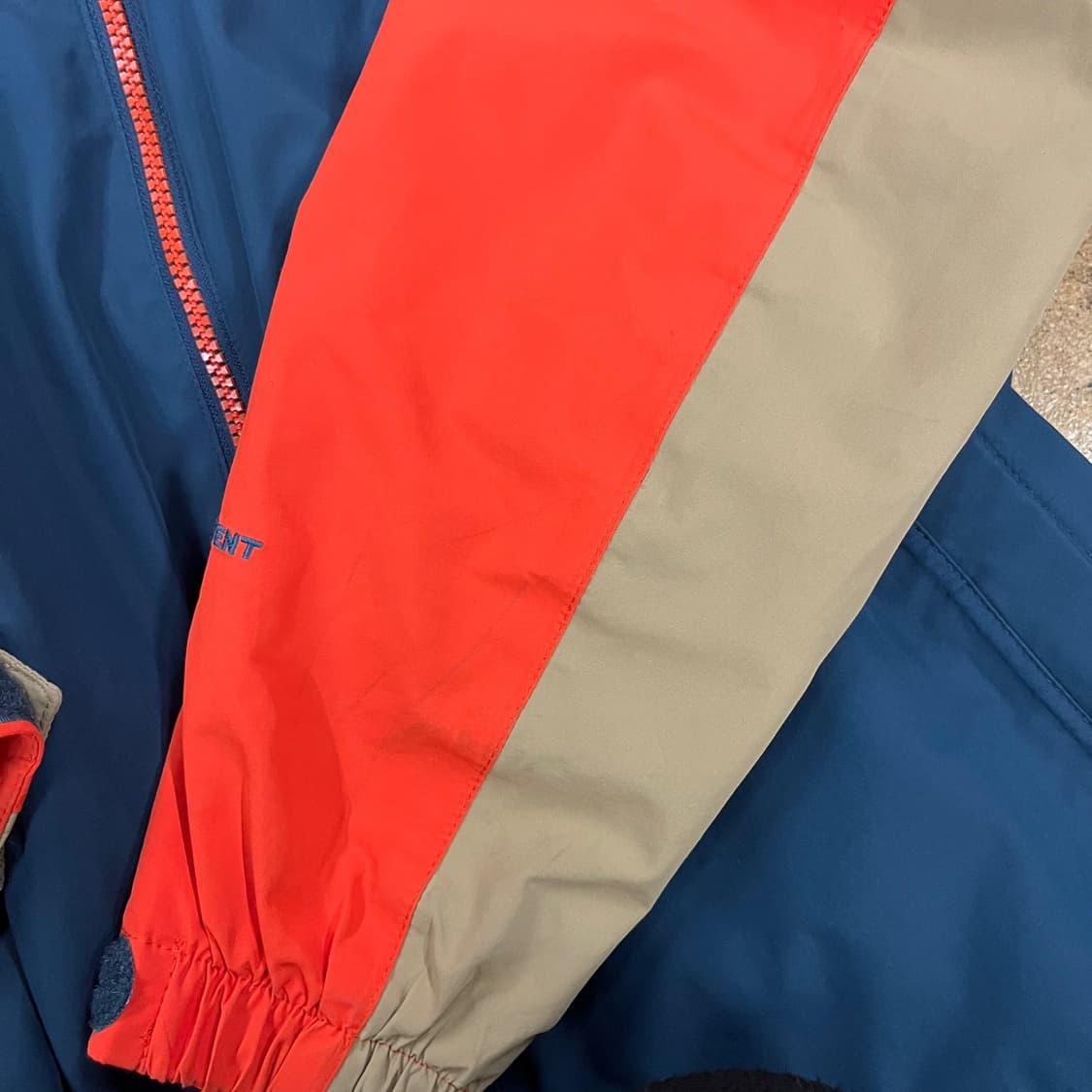 [정품/S] 노스페이스 바람막이 오렌지 네이비 배색 b19 상품이미지8