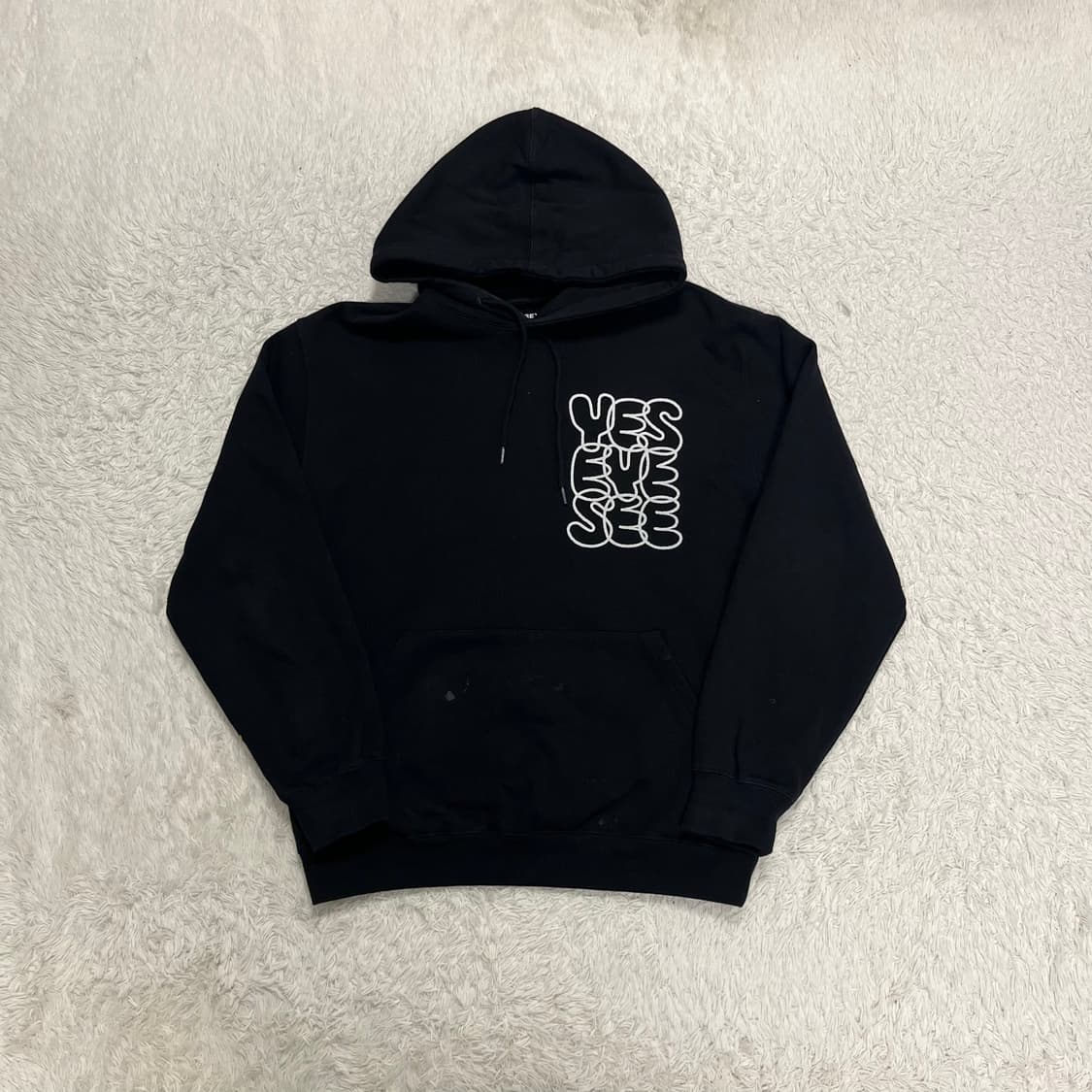 YESEYESEE black hoodie 상품이미지4