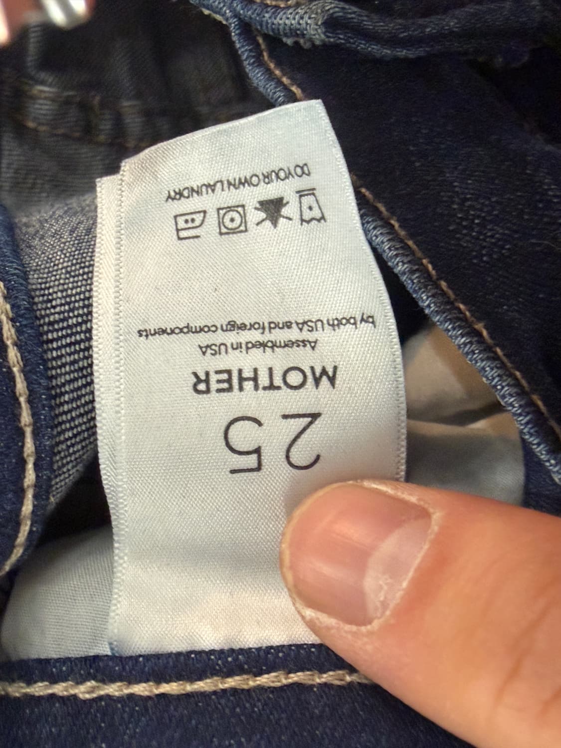 마더 Mother denim 진청 팬츠 25 상품이미지6