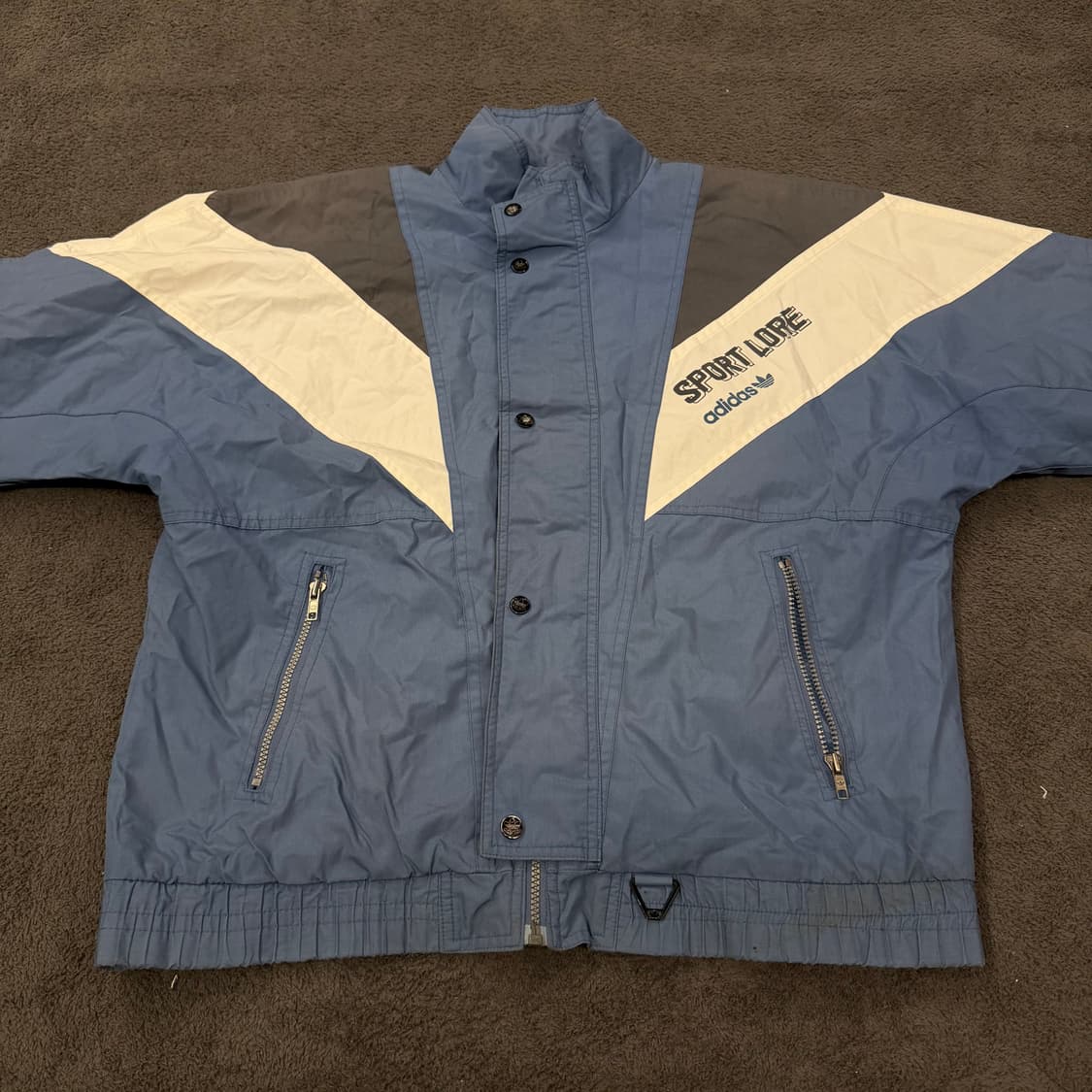 [정품/EEL] 아디다스 올드스쿨 배색 바람막이 자켓 상품이미지2