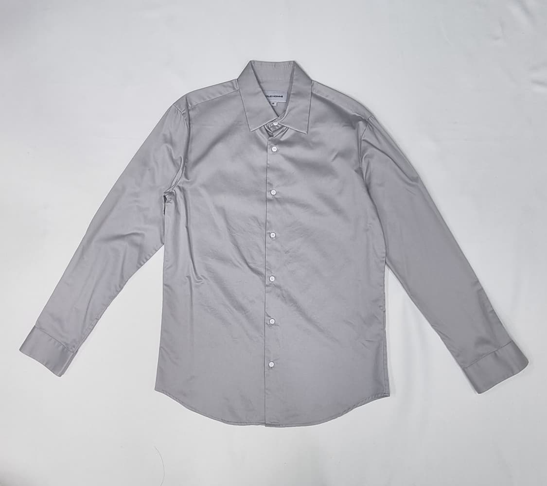 솔리드옴므 그레이 셔츠 L _ 남성, 실측확인 상품이미지1