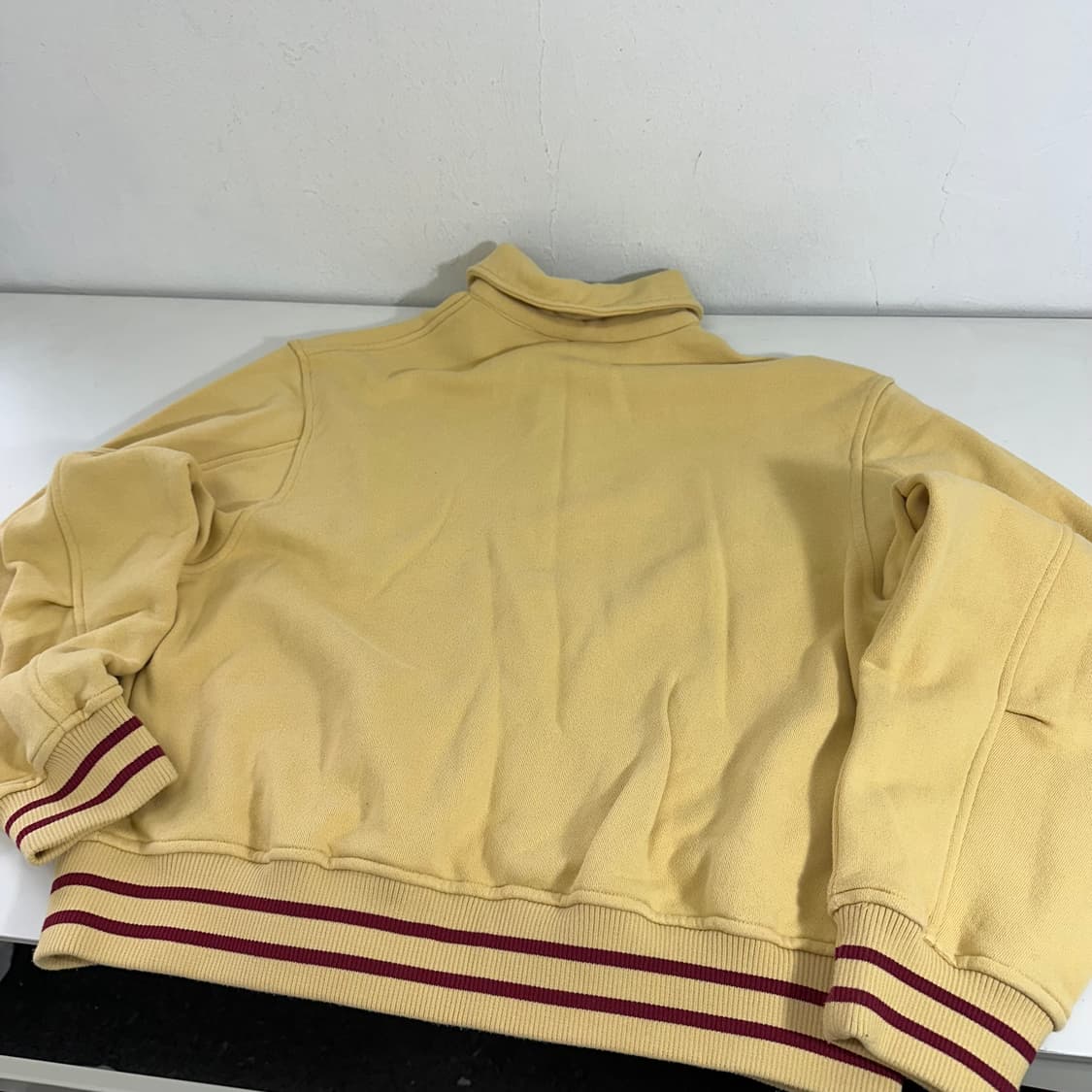 M MMLG 겨자 빅로고 카라넥 집업 상품이미지5