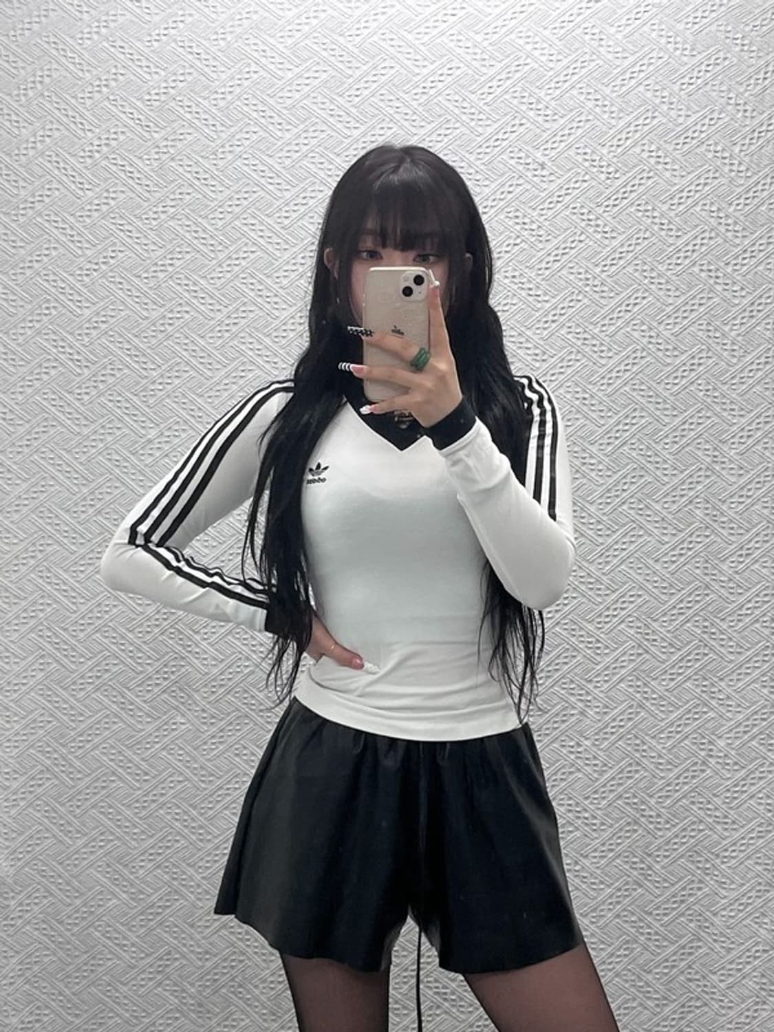 아디다스 오리지널스 Y2K 딱붙핏 롱슬리브 S C10195 상품이미지1