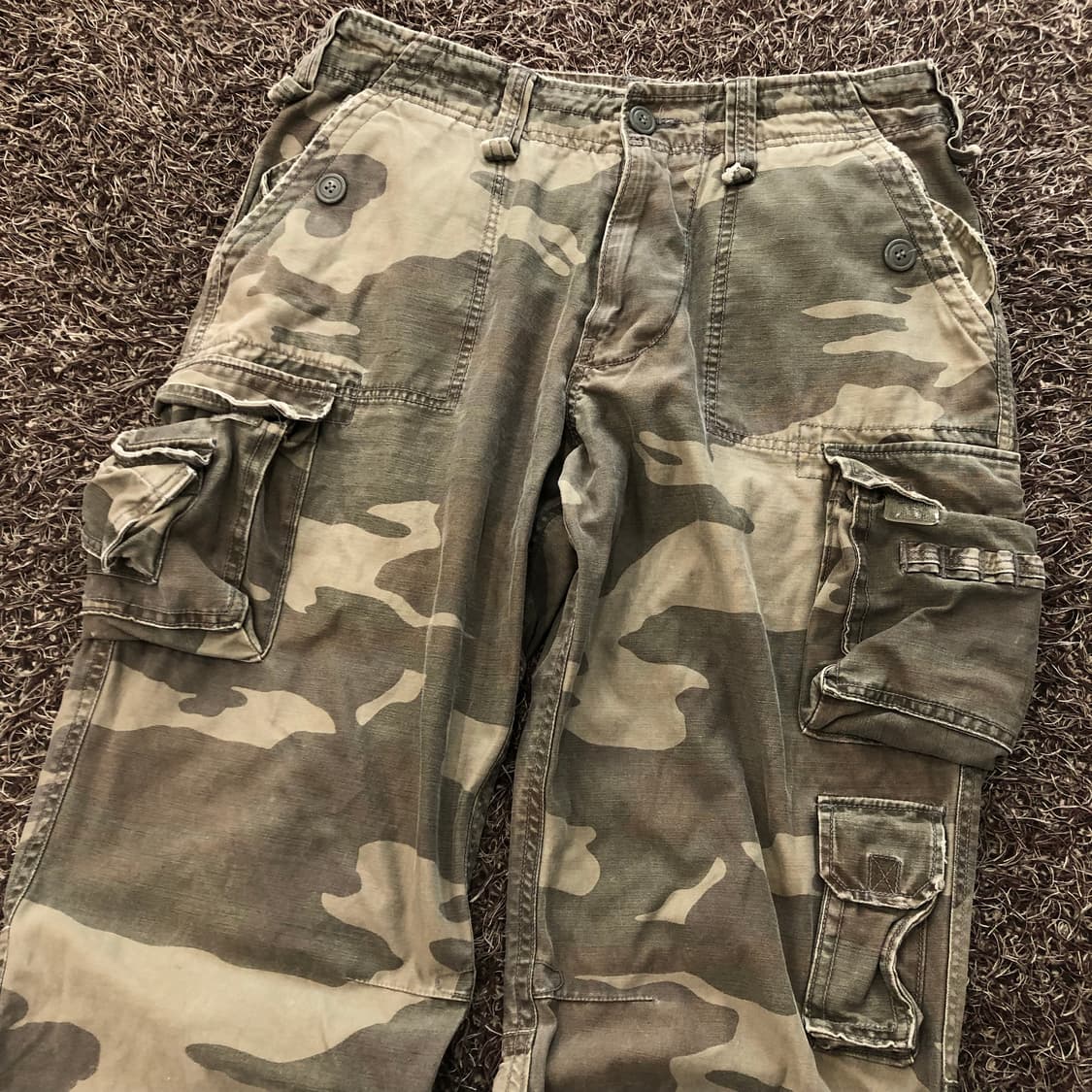 빈티지 카모 밀리터리 카고 팬츠 상품이미지2