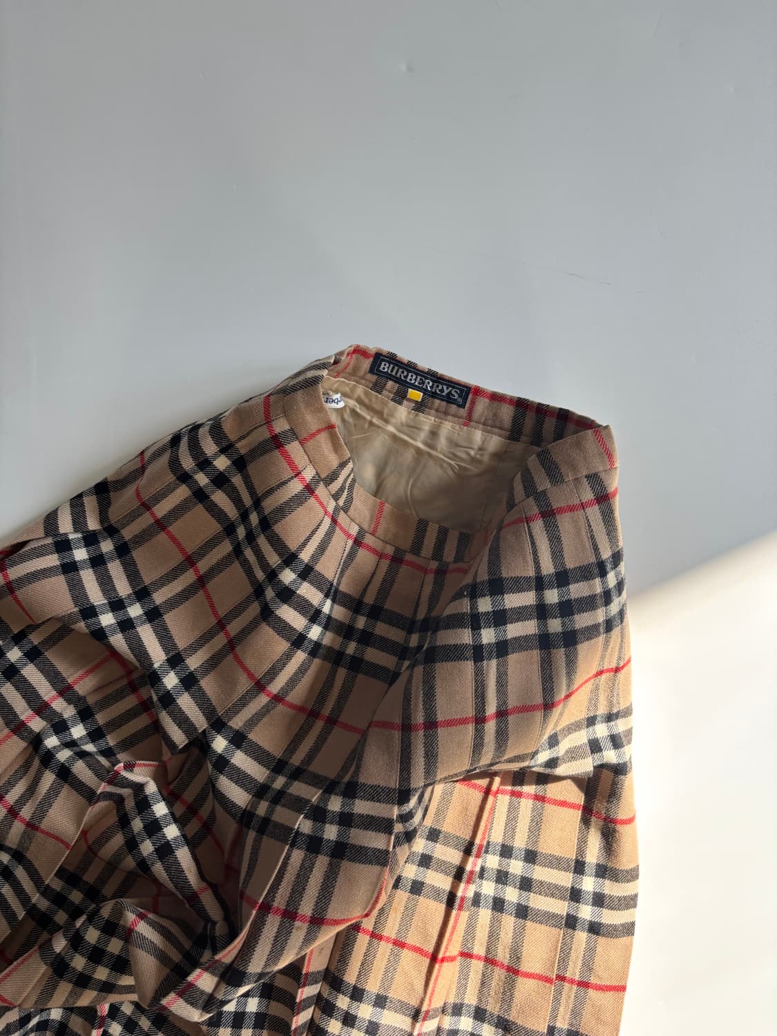 Burberrys 버버리 노바체크 플리츠 미디 스커트 상품이미지7