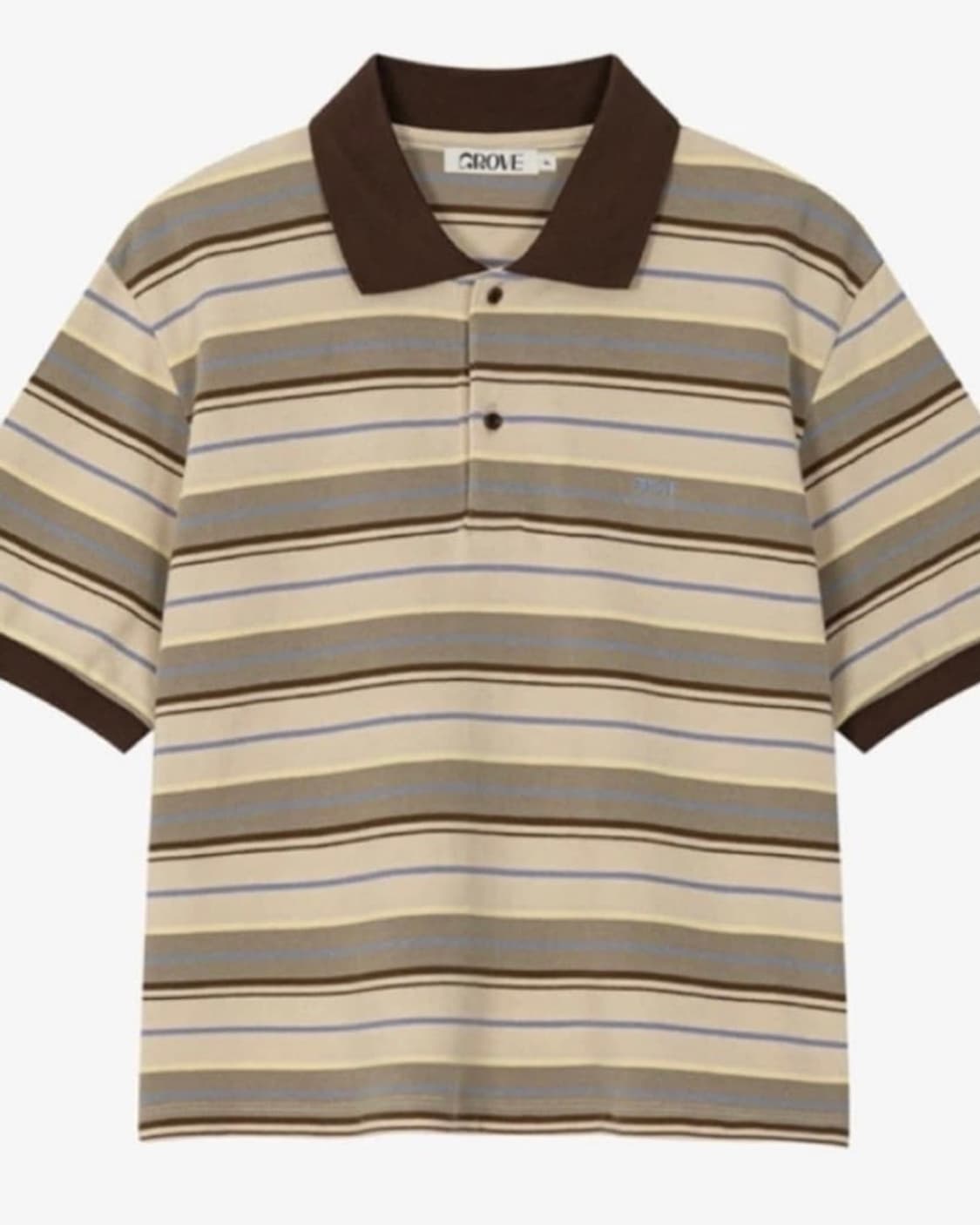 GROVE CARELL STRIPE PIQUE SHIRT (프리사이즈) 상품이미지2