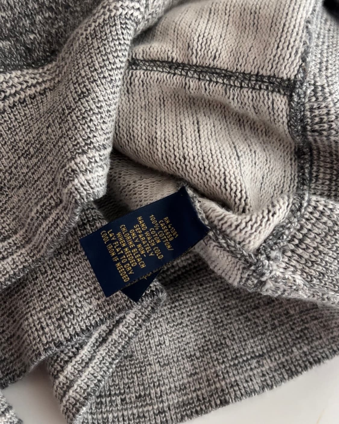 폴로 랄프로렌 그레이 숄카라 가디건 XL 상품이미지4