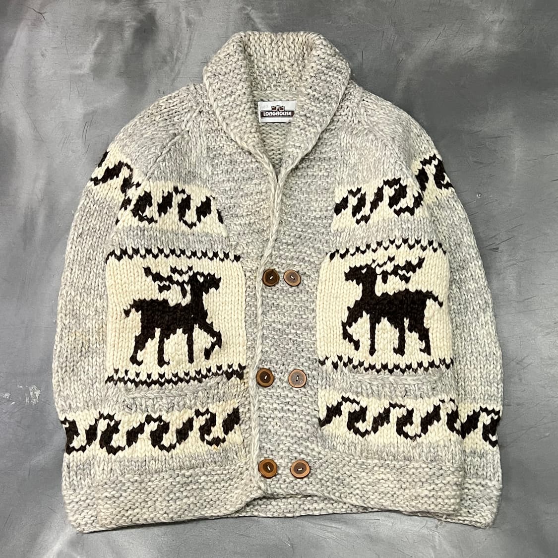  롱하우스 더블 버튼 코위찬 y14449 상품이미지1