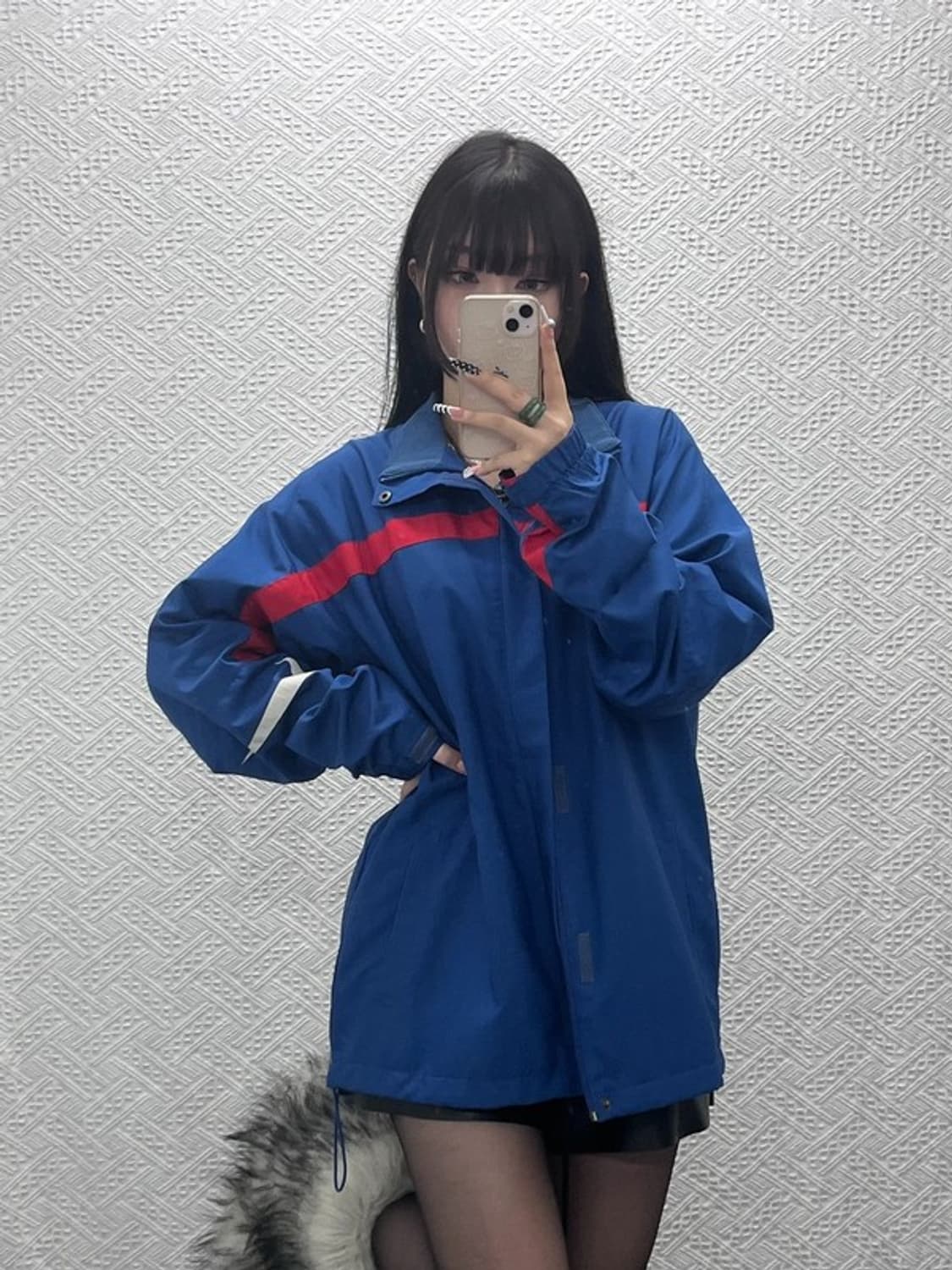 나이키 올드스쿨 레트로 00's 바람막이 자켓 XL C10223 상품이미지1