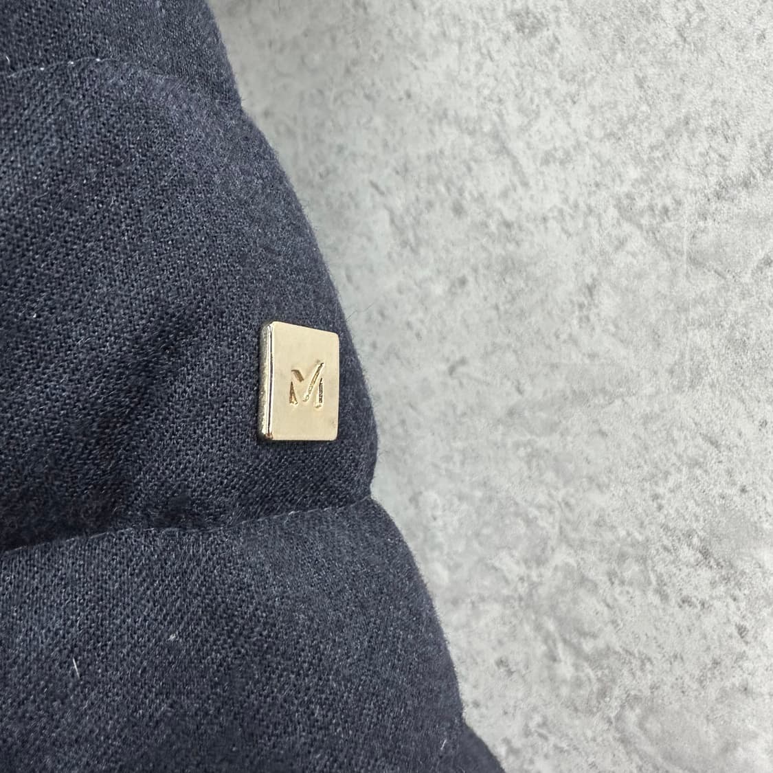 90 밀레 여자 구스다운 울 하프 패딩 상품이미지4