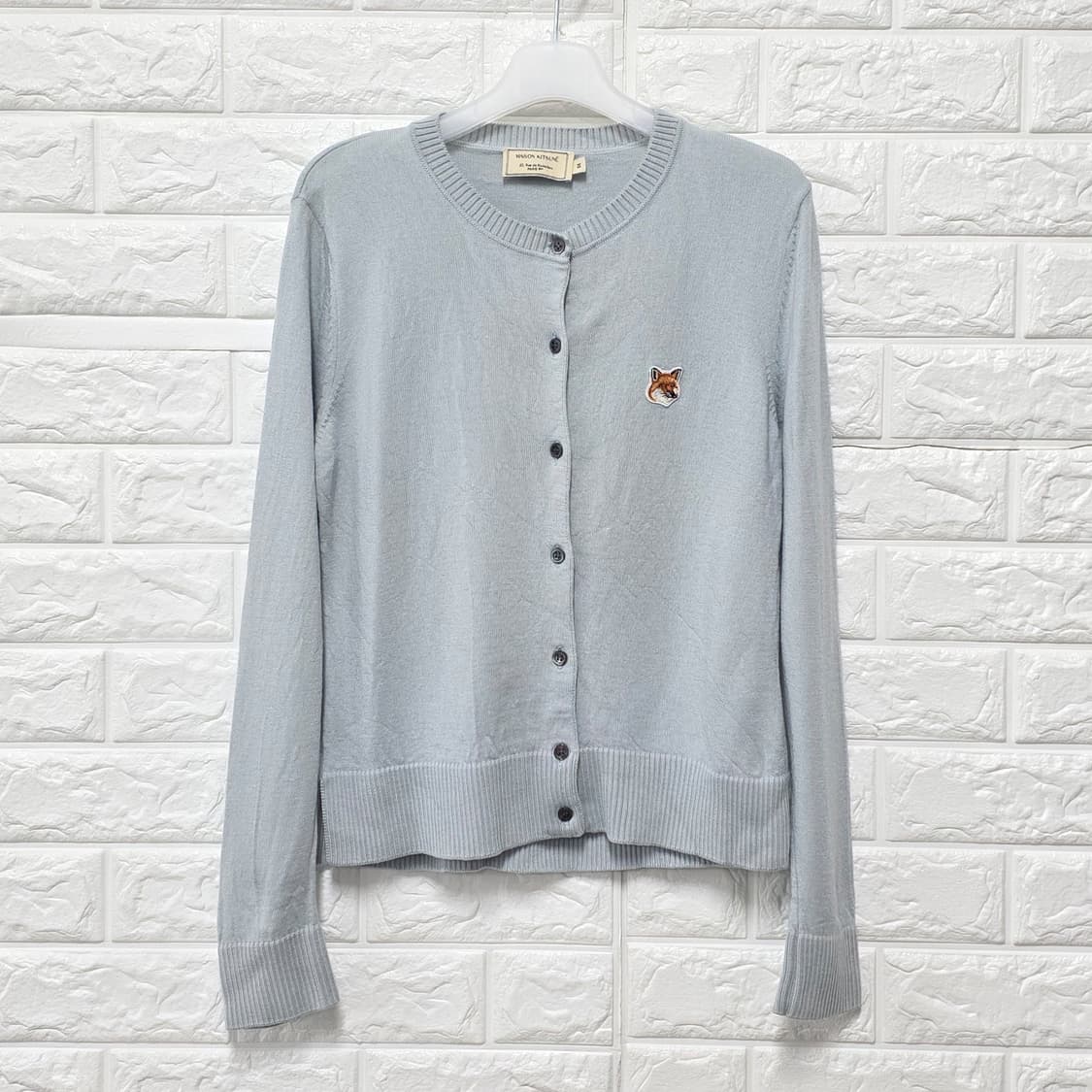 택포) 메종키츠네 폭스 패치 가디건 M 상품이미지1