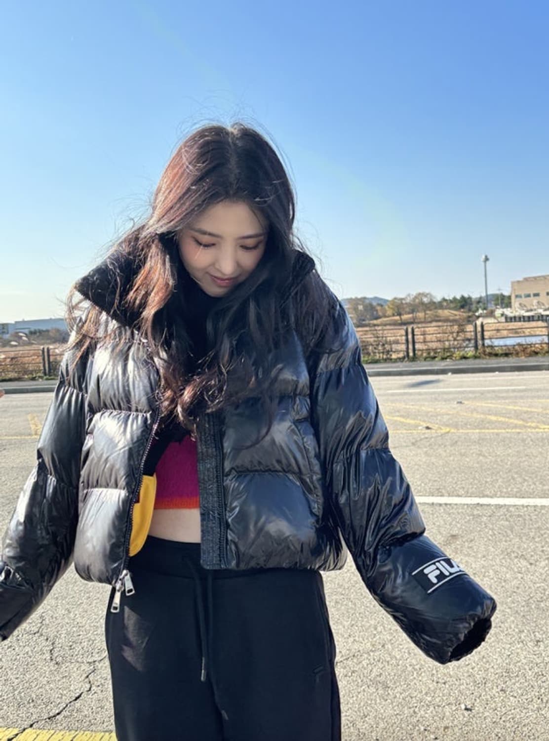 정가 21만 휠라 밀라노다운 패딩 한소희차정원 착용 상품이미지4