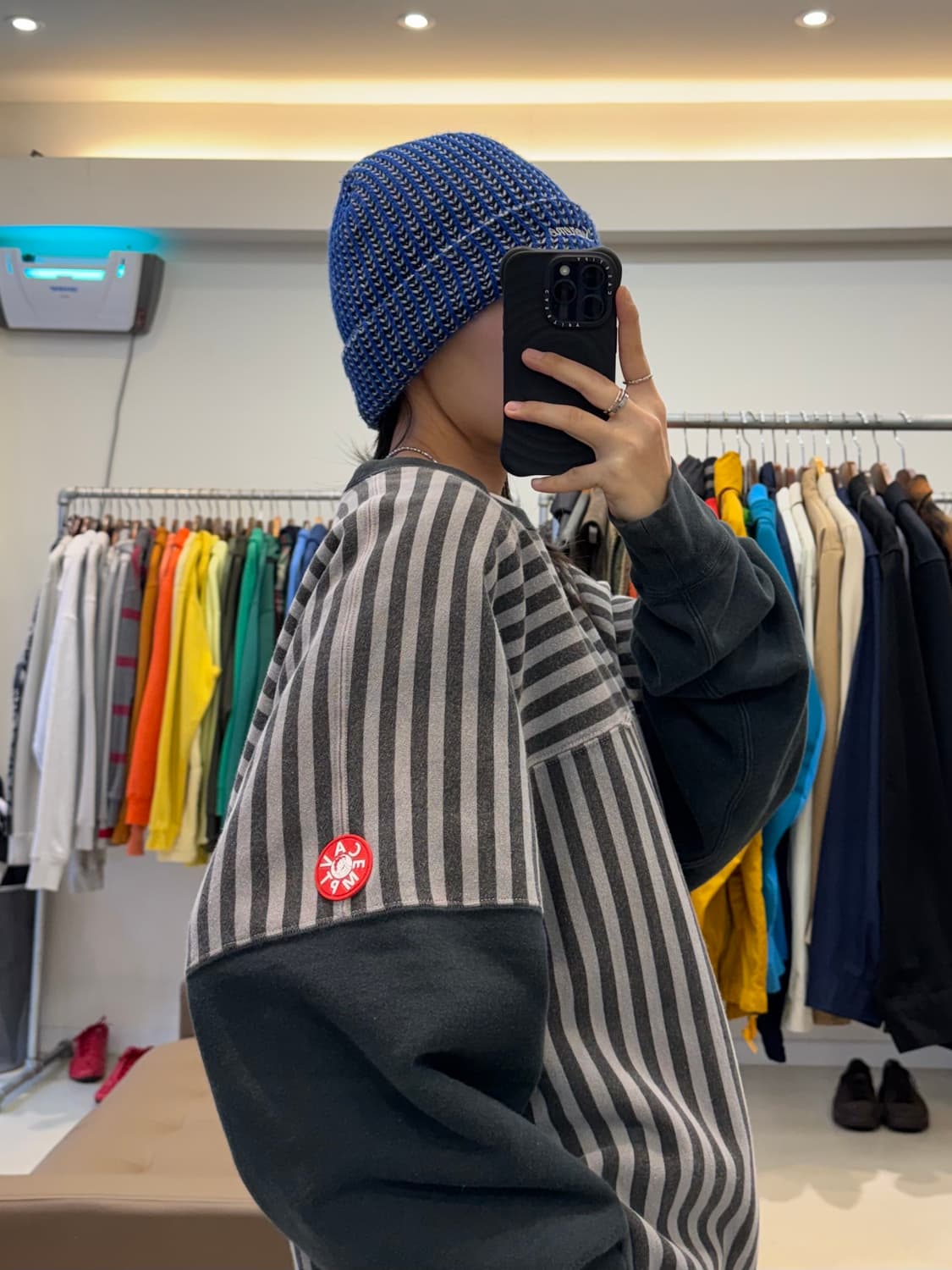 카브엠트 스트라이프 맨투맨 상품이미지7