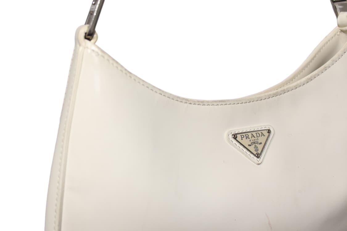 2000s 프라다 클레오 브러시드 레더 호보백 상품이미지2