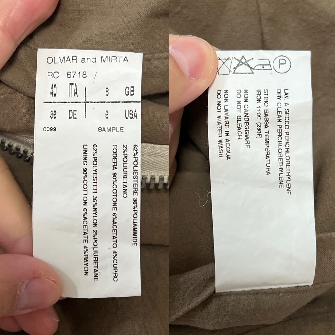 릭오웬스 03FW "TRUCKER" 런웨이 패딩 절개 패턴 자켓 상품이미지8