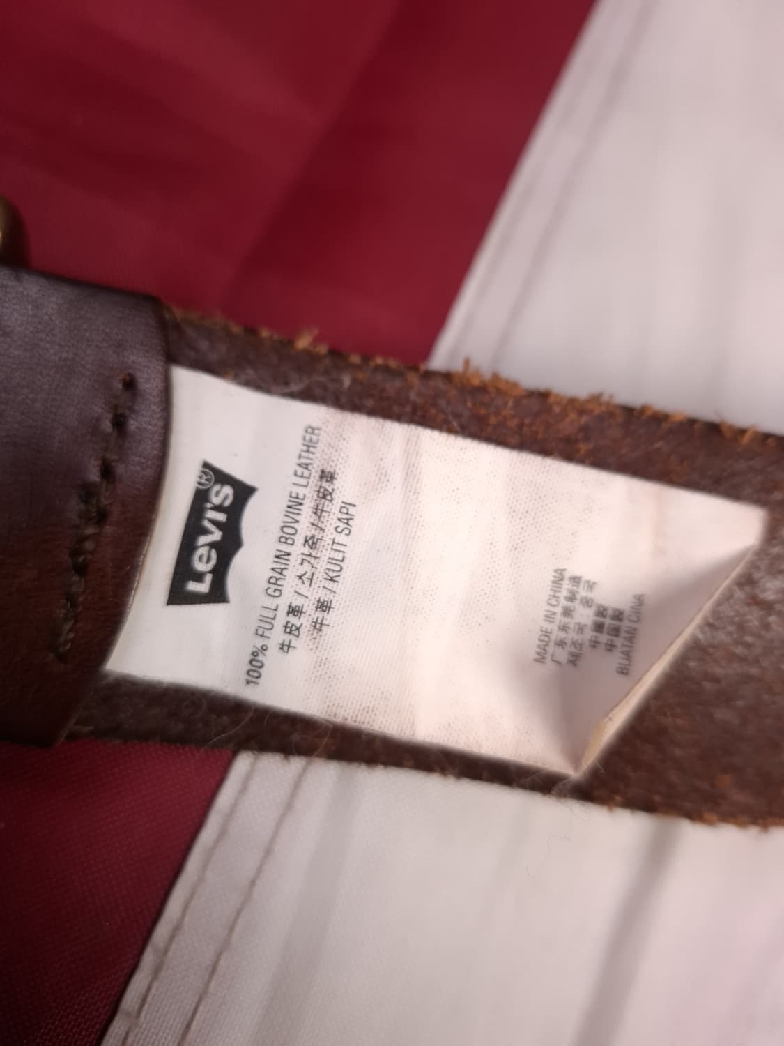 오리지날 리바이스 리얼레더 벨트 상품이미지2