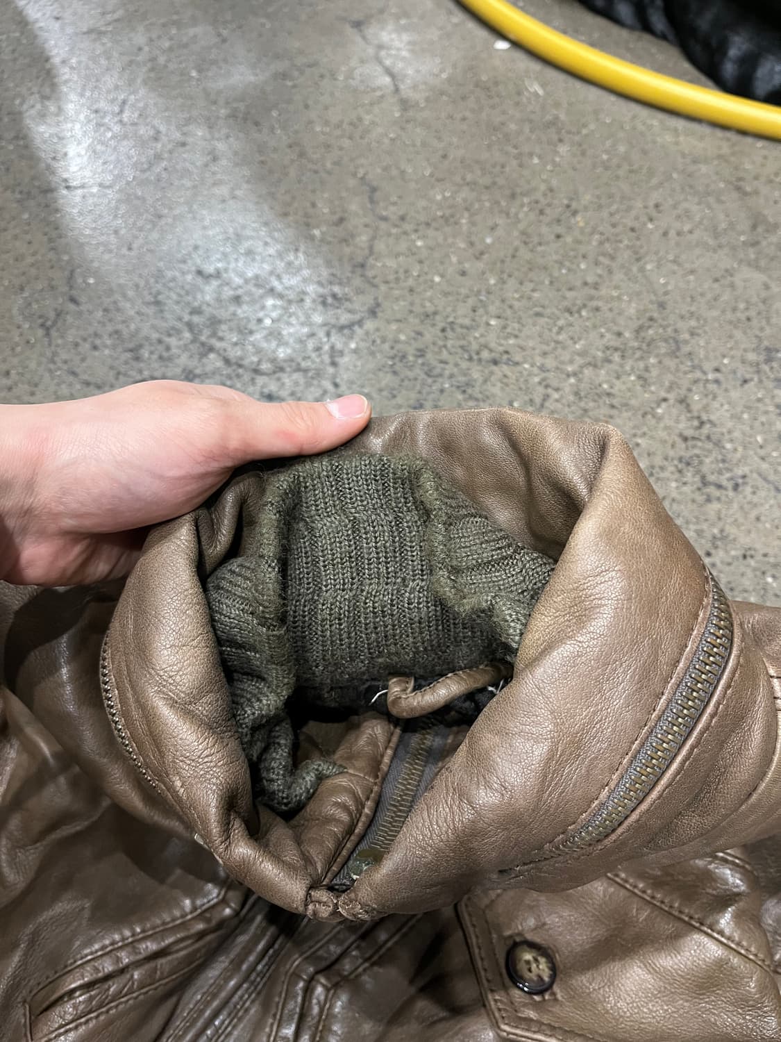 RUFFO 레더 봄버자켓 상품이미지6