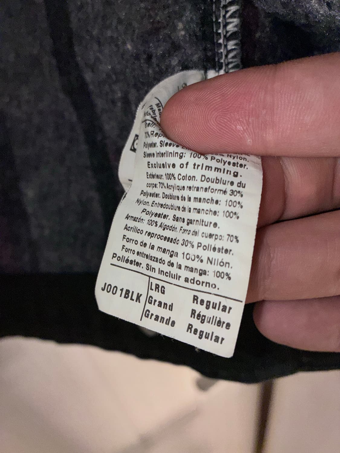 칼하트 J001 BLK L Regular 상품이미지5