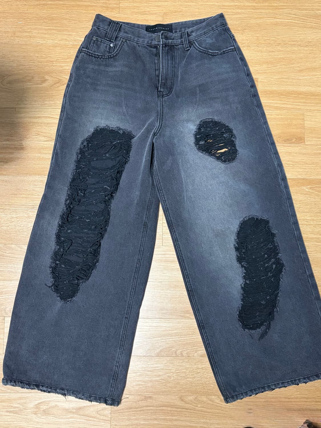 트리밍버드 Scratch Damage Denim Pants 상품이미지2
