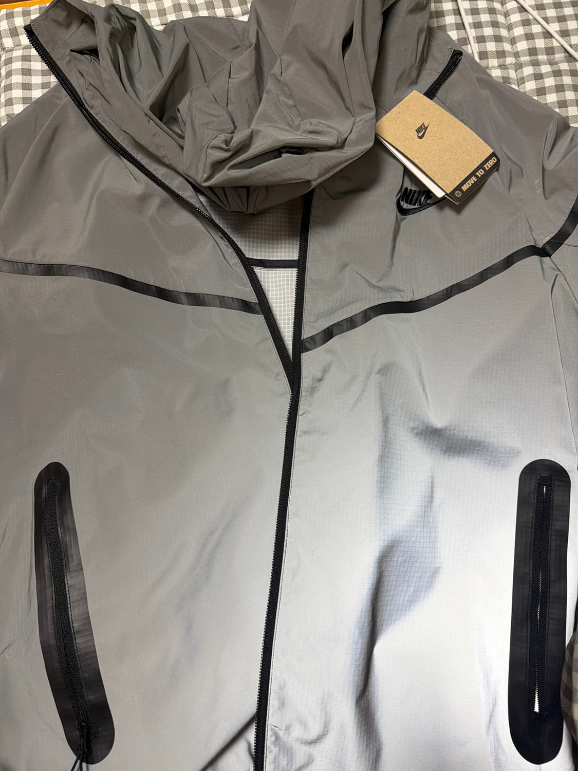 나이키 테크우븐 플레시 자켓 리플렉트 실버 블랙 상품이미지1