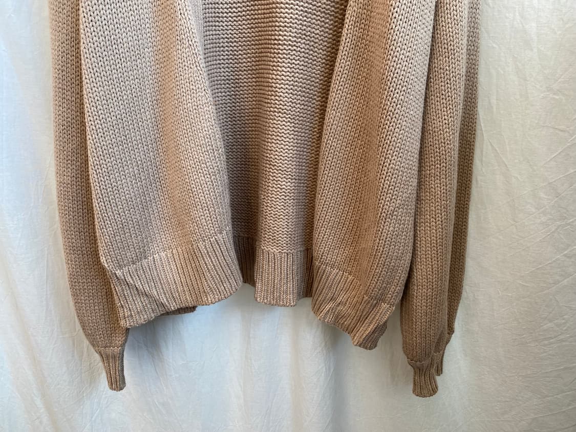 STRANGE HEAVEN 베이지 니트 오픈가디건(M) 상품이미지5