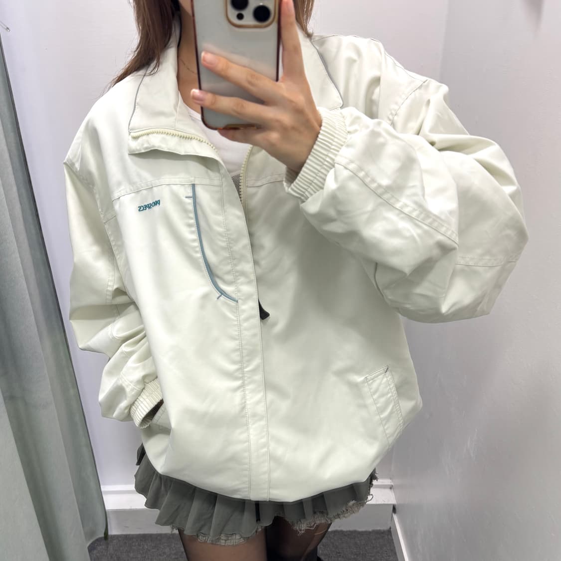 프로스펙스 아이보리 점퍼 상품이미지2