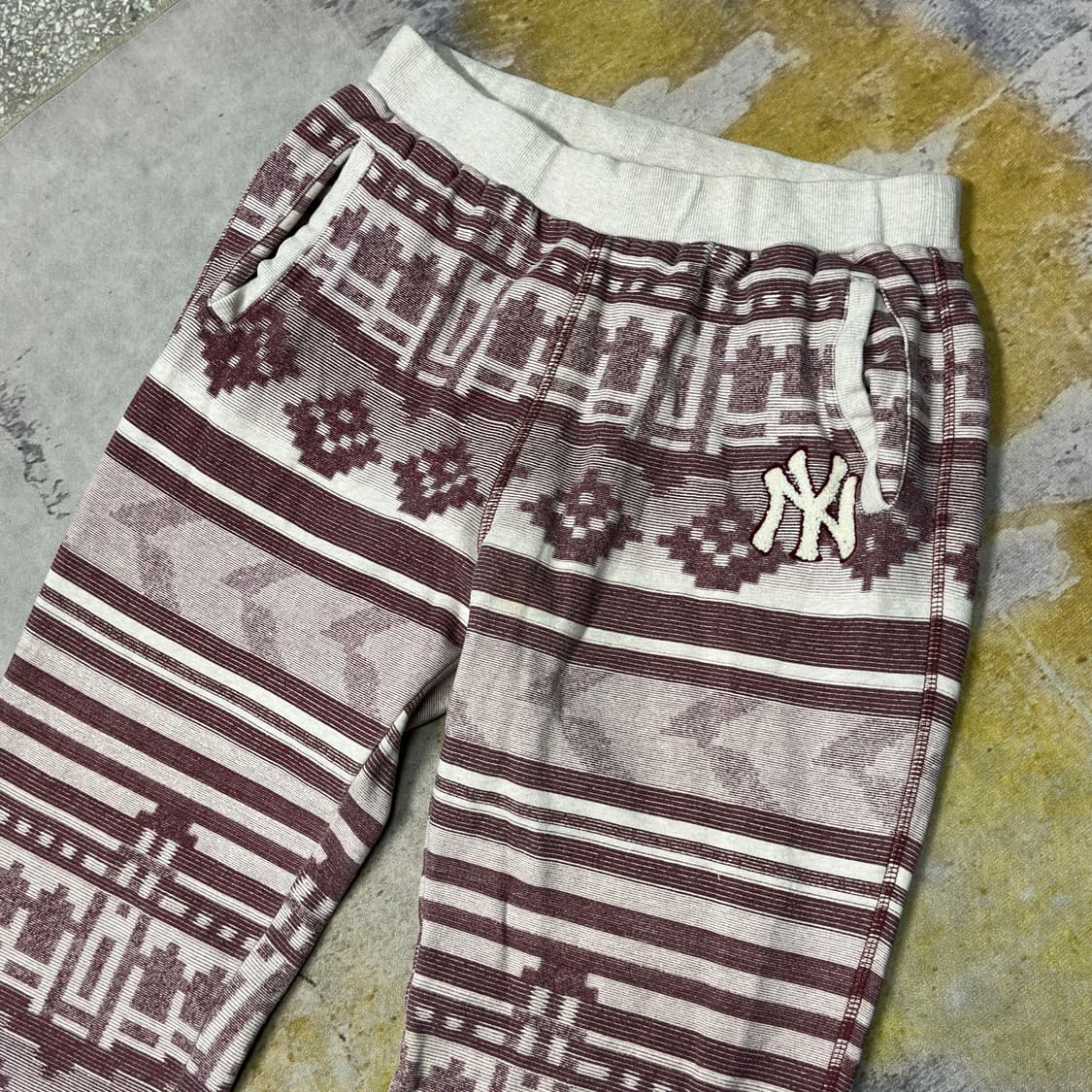 MLB 양키스 유니크패턴 트랙팬츠 L 상품이미지2