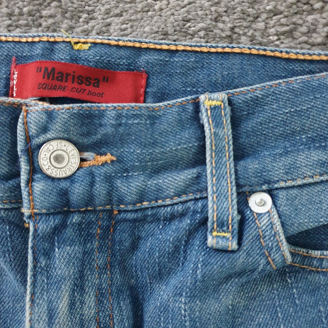 LEVI'S 마리사 스퀘어컷 부츠컷 데님 상품이미지5