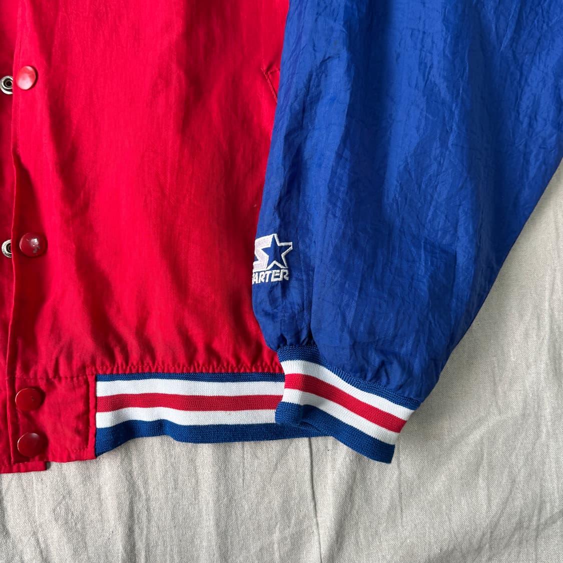 스타터 90s 필라델피아 MLB 나일론 자켓 XL 상품이미지3