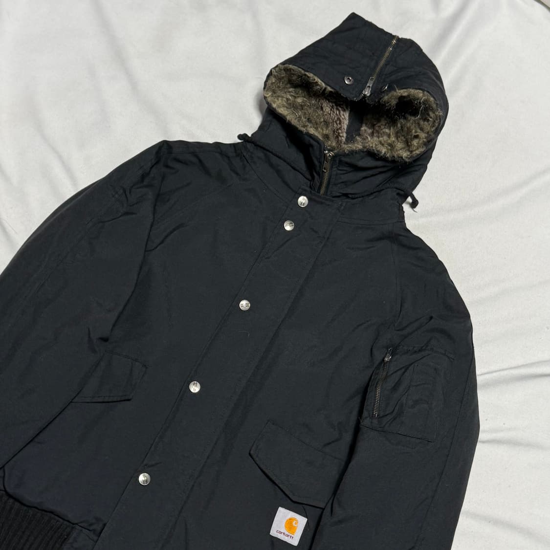 XL 칼하트 후드 크롭 자켓 상품이미지1