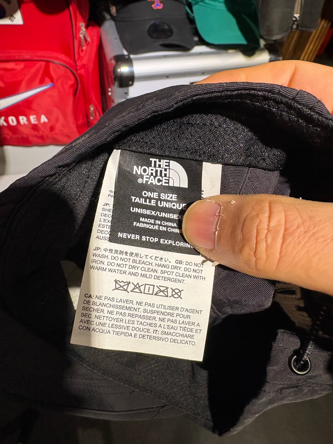 슈프림 x 노스페이스 트레킹 소프트 빌 캡 블랙 - 22SS 상품이미지4