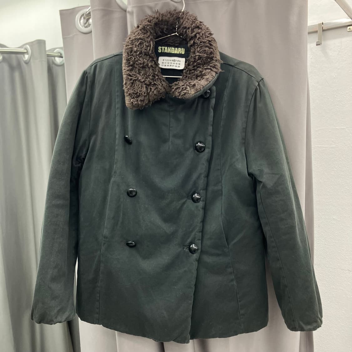 메종 마르지엘라 누빔 안감 더블버튼 자켓 상품이미지1