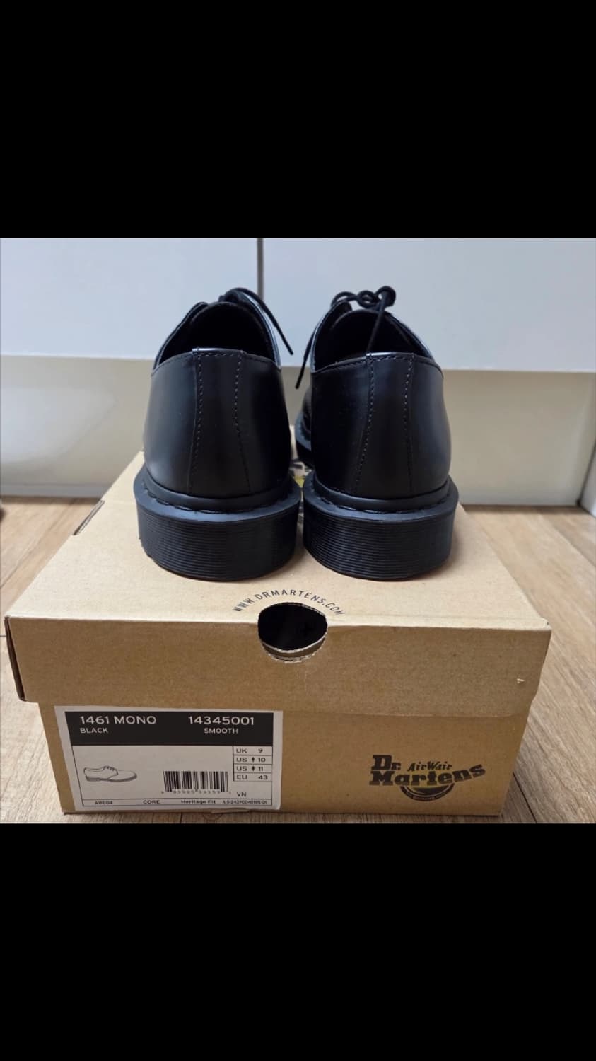 닥터마틴 1461 모노 블랙 280 스무스 상품이미지3