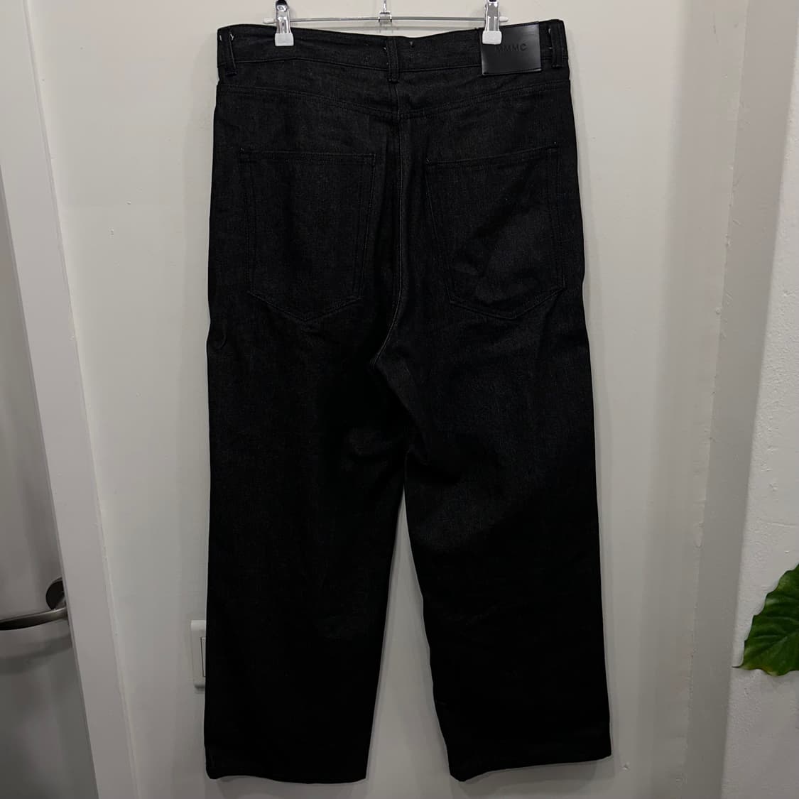 MMMC 포턱 셀비지 흑청 데님 와이드팬츠 상품이미지5