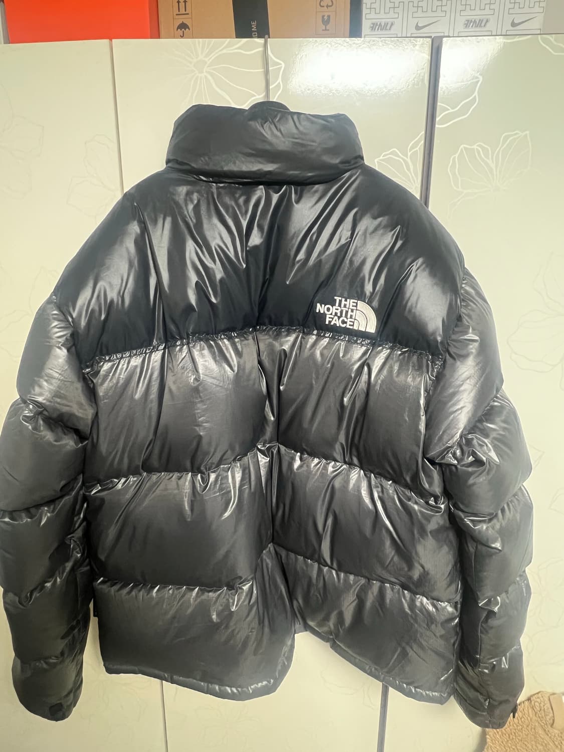 노스페이스 퀸텀 눕시 실버 그레이 판매합니다. 상품이미지2