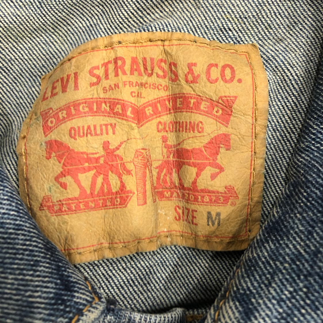 리바이스 워시드 데님 트러커 자켓 청자켓 상품이미지5