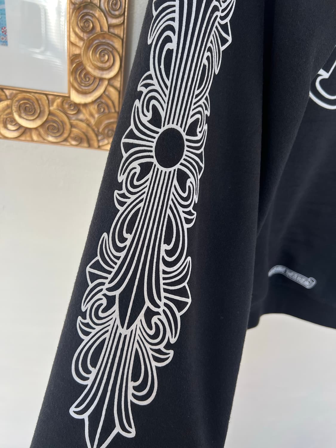 [L] 크롬하츠 홀스슈 플로랄 헤비웨이트 후드집업 상품이미지5