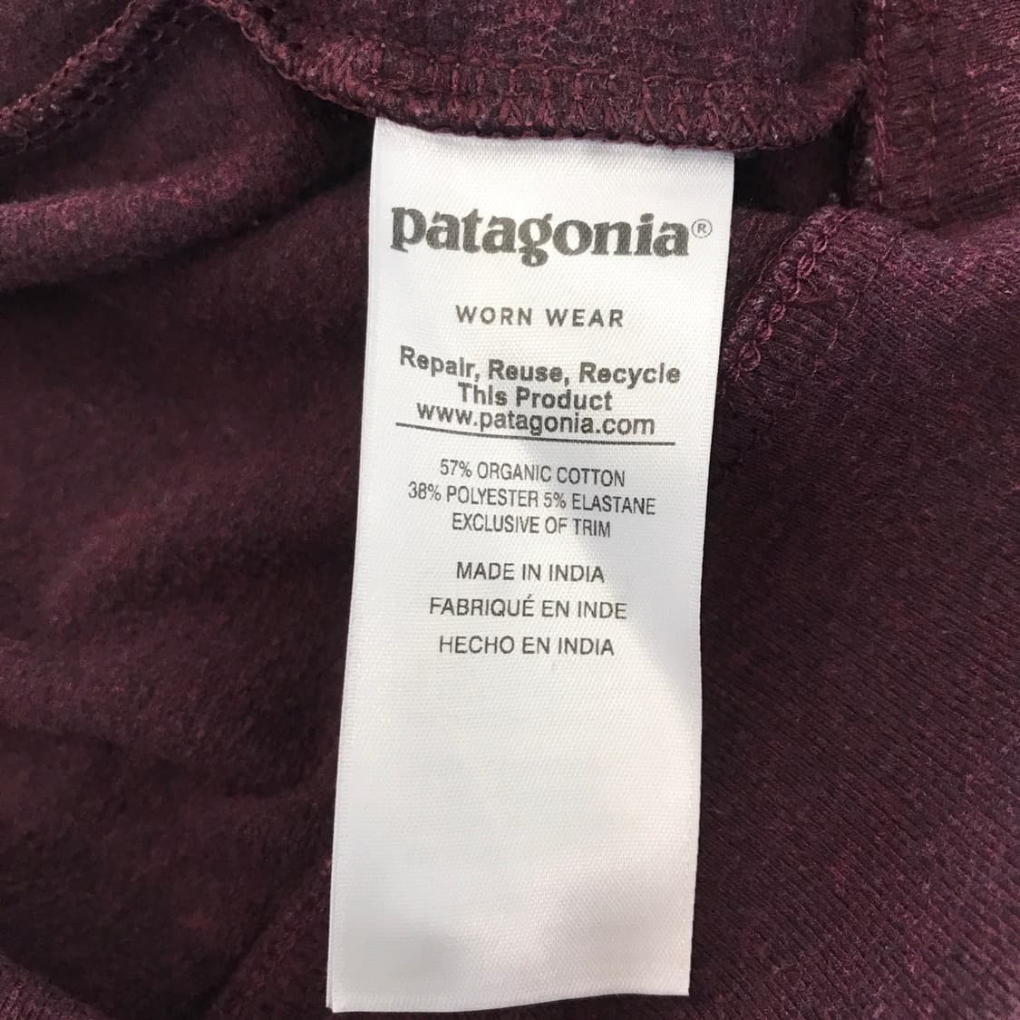 파타고니아 오가닉코튼 후드집업 [XS] 상품이미지6