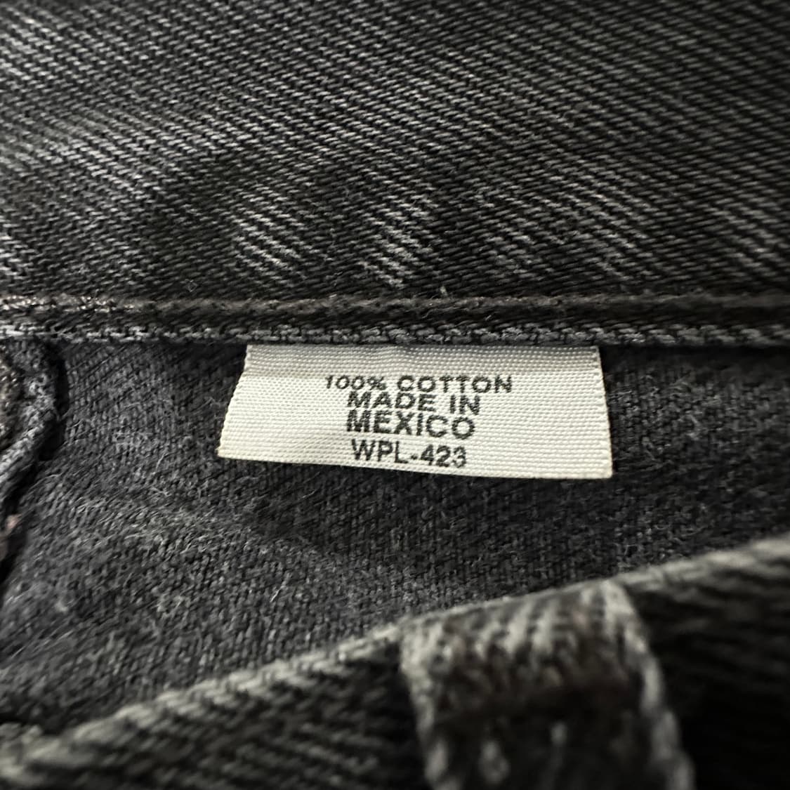 LEVI'S 501 00's mexico made black jeans 상품이미지4