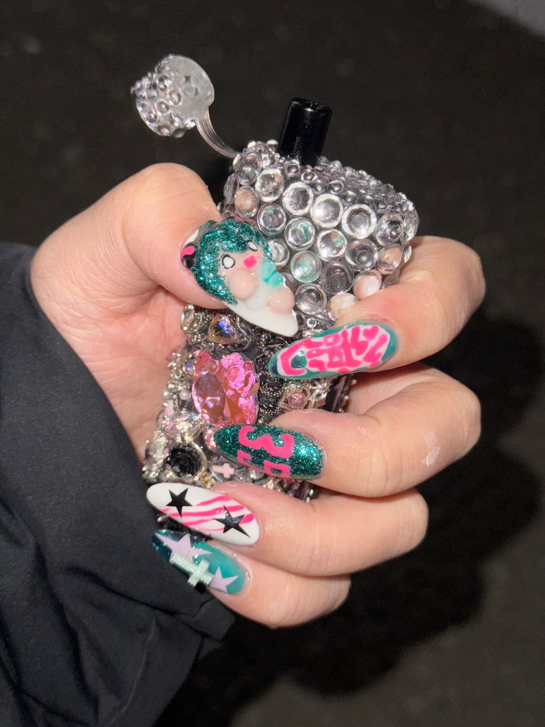 미쿠 수제네일팁 (디자인 변경 가능) 상품이미지1