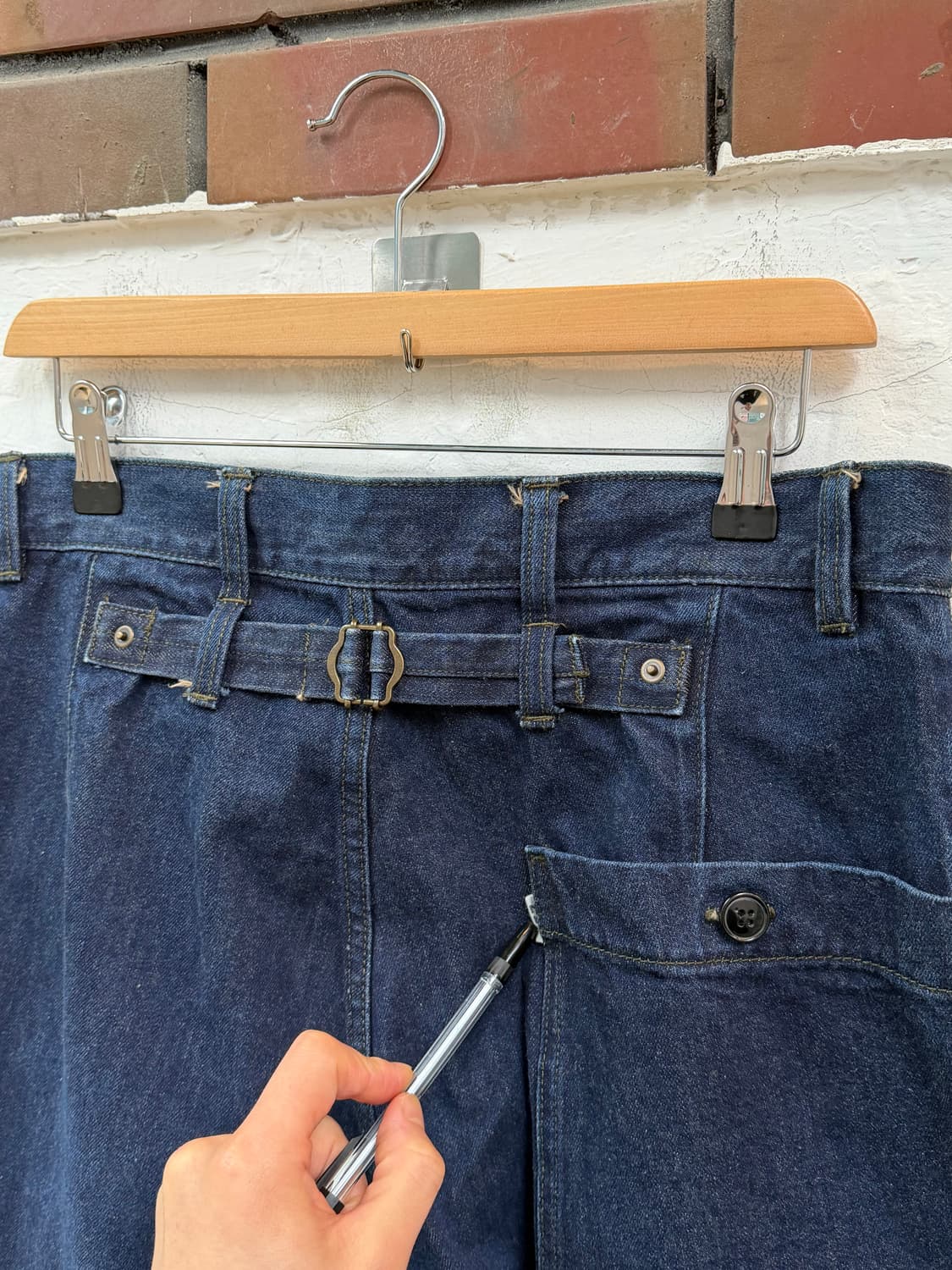 Niko and jeans 백 신치 배기 테이퍼드핏 데님 팬츠 3 상품이미지8