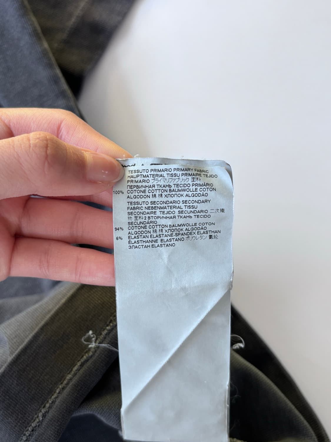 MM6 메종 마르지엘라 차콜 반팔 티셔츠 상품이미지9