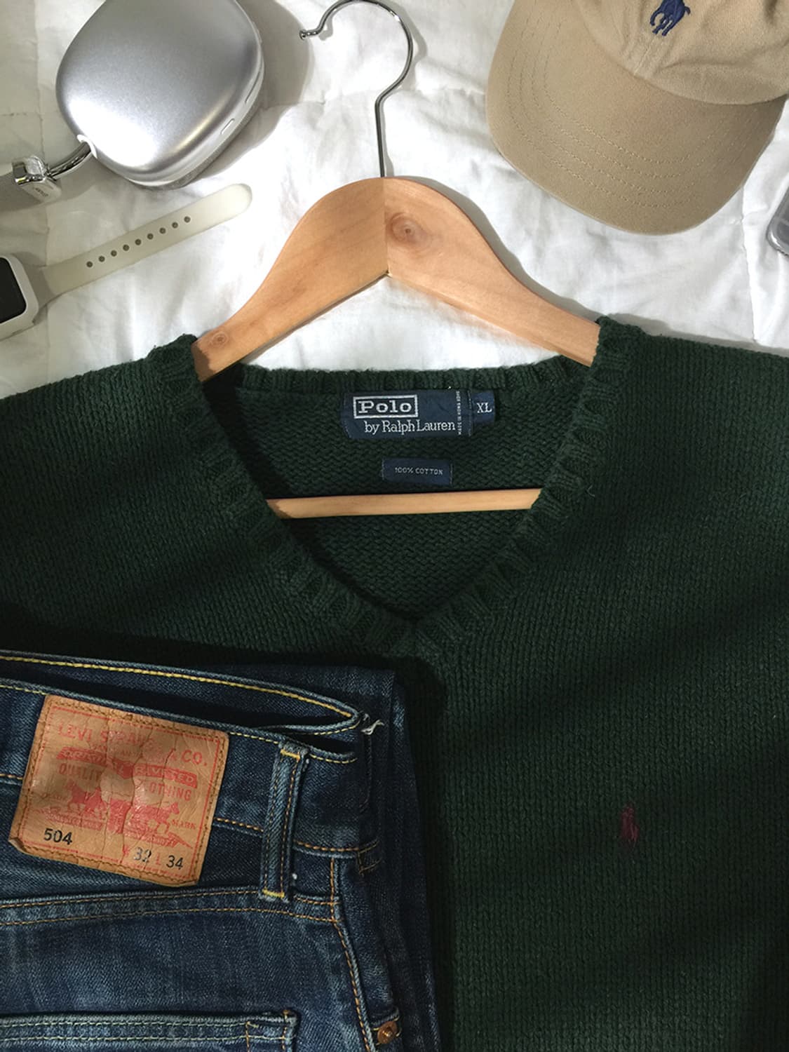 MAN) 폴로랄프로렌 니트 베스트 XL 상품이미지2