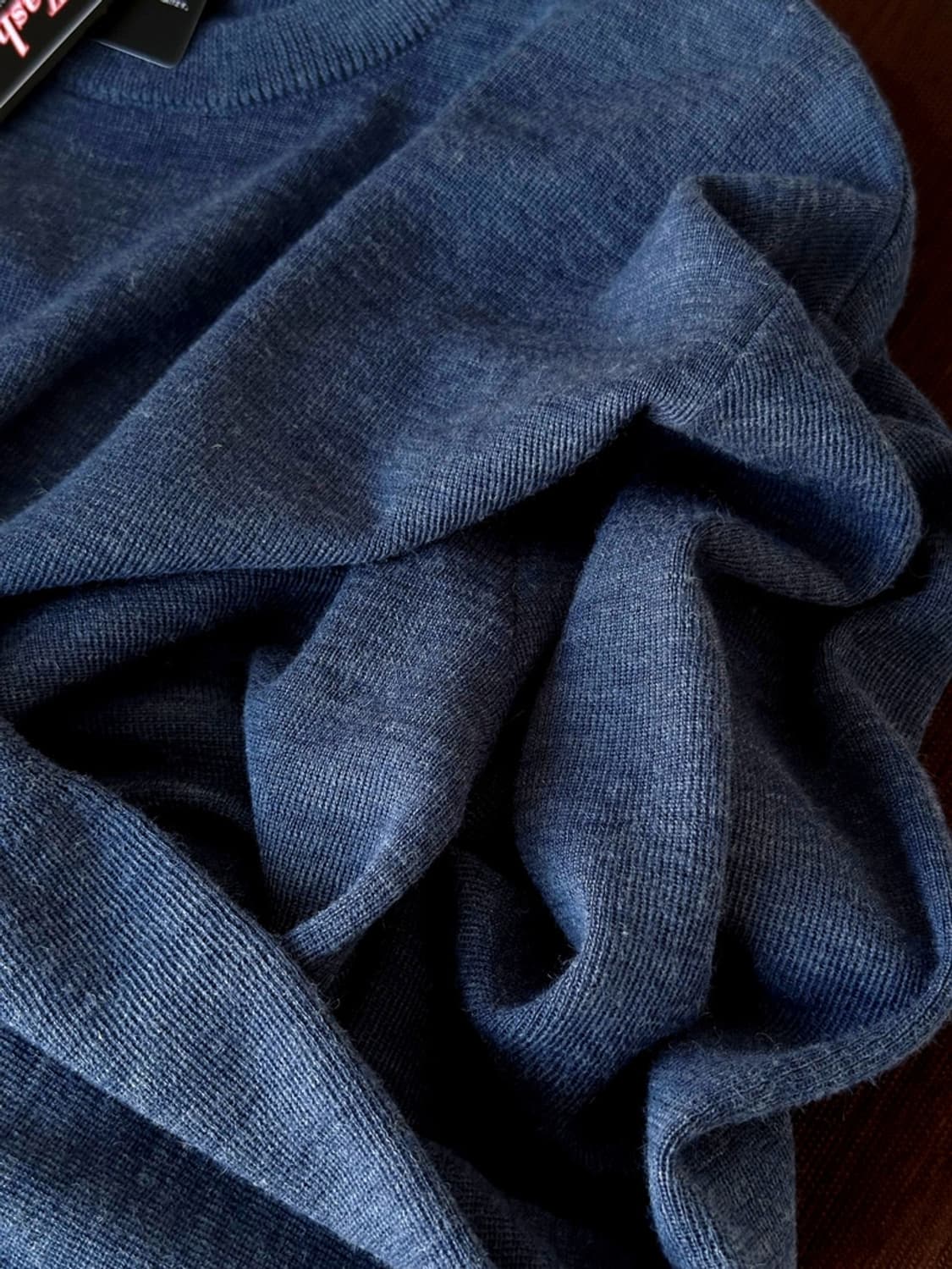 High gauge washable wool blend knit top 상품이미지2