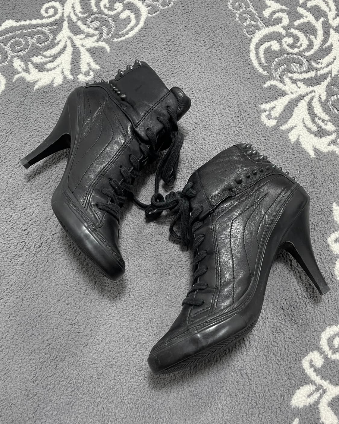 Ash Black Studded Heel Sneakers Black 상품이미지4