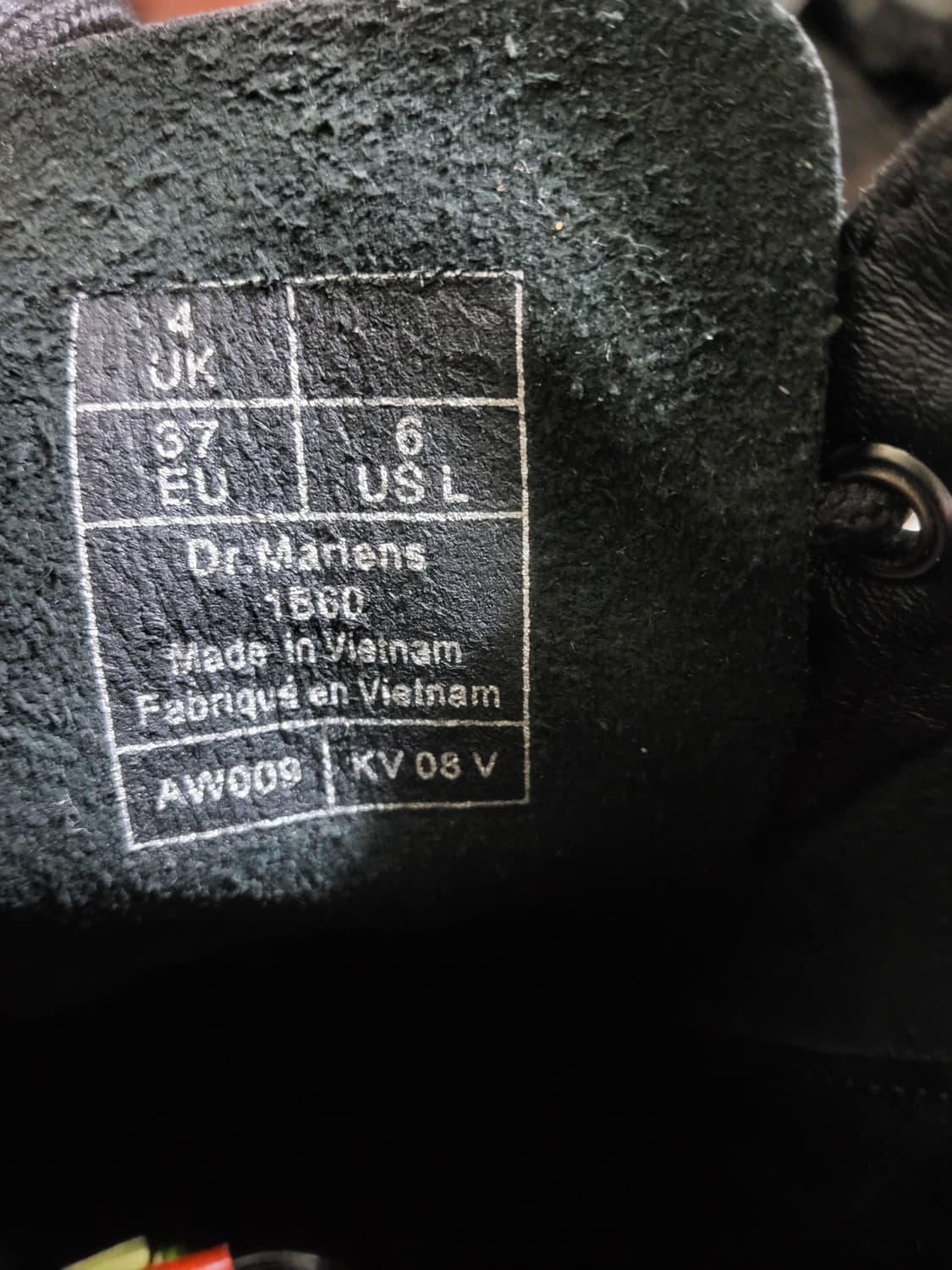 닥터마틴 1B60 모델 230사이즈 20홀 상품이미지2