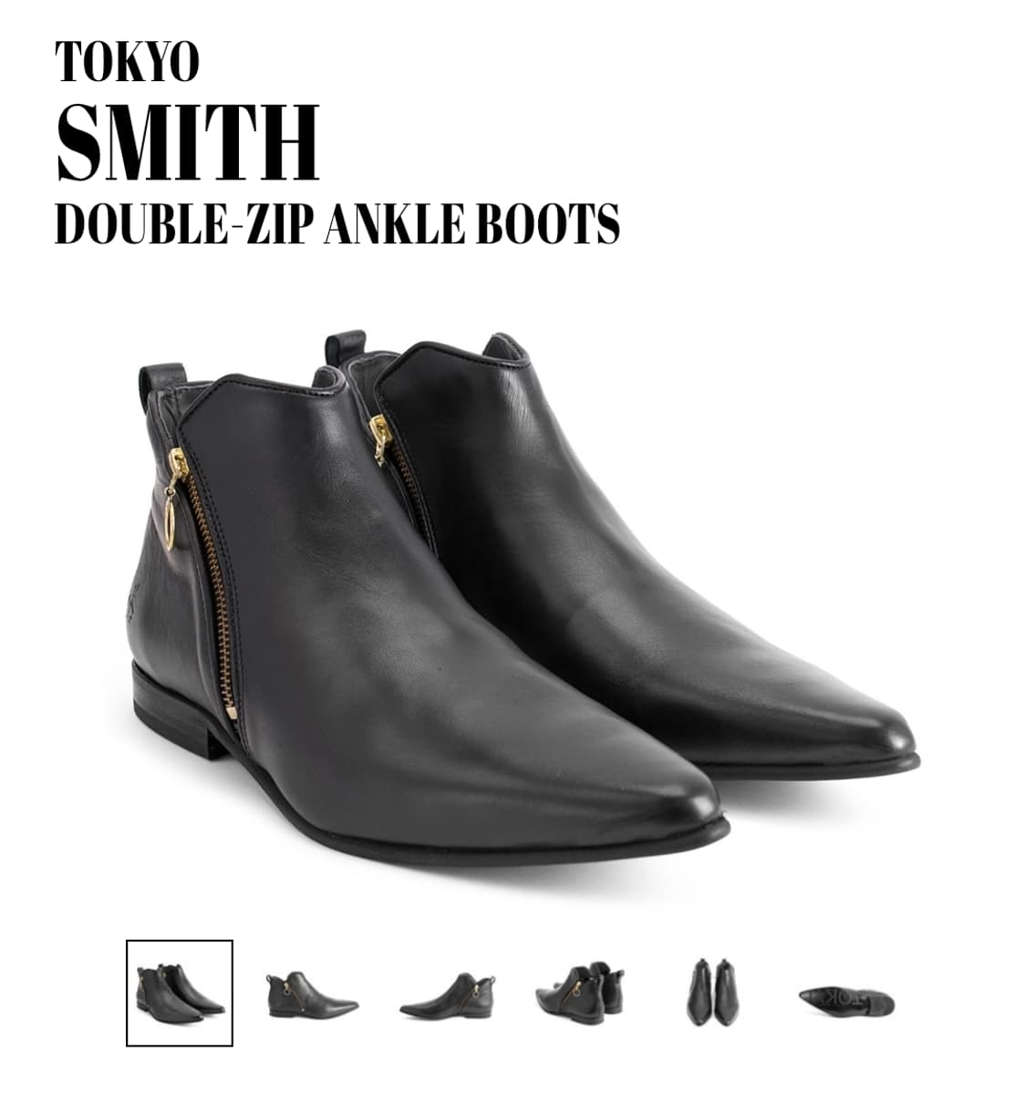 (택포) 존플루로그 더블 지퍼 부츠 265-270 B504 상품이미지2