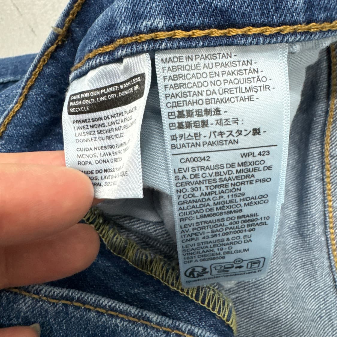 리바이스 559 새깅 워싱 스케이터 데님팬츠 상품이미지9