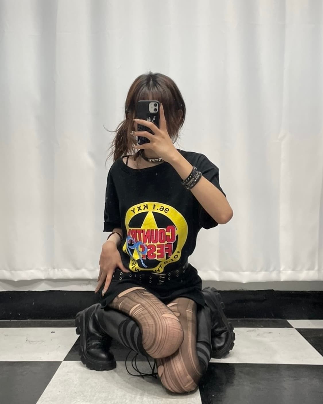 🎸블랙 프린팅 티셔츠🎸 상품이미지1