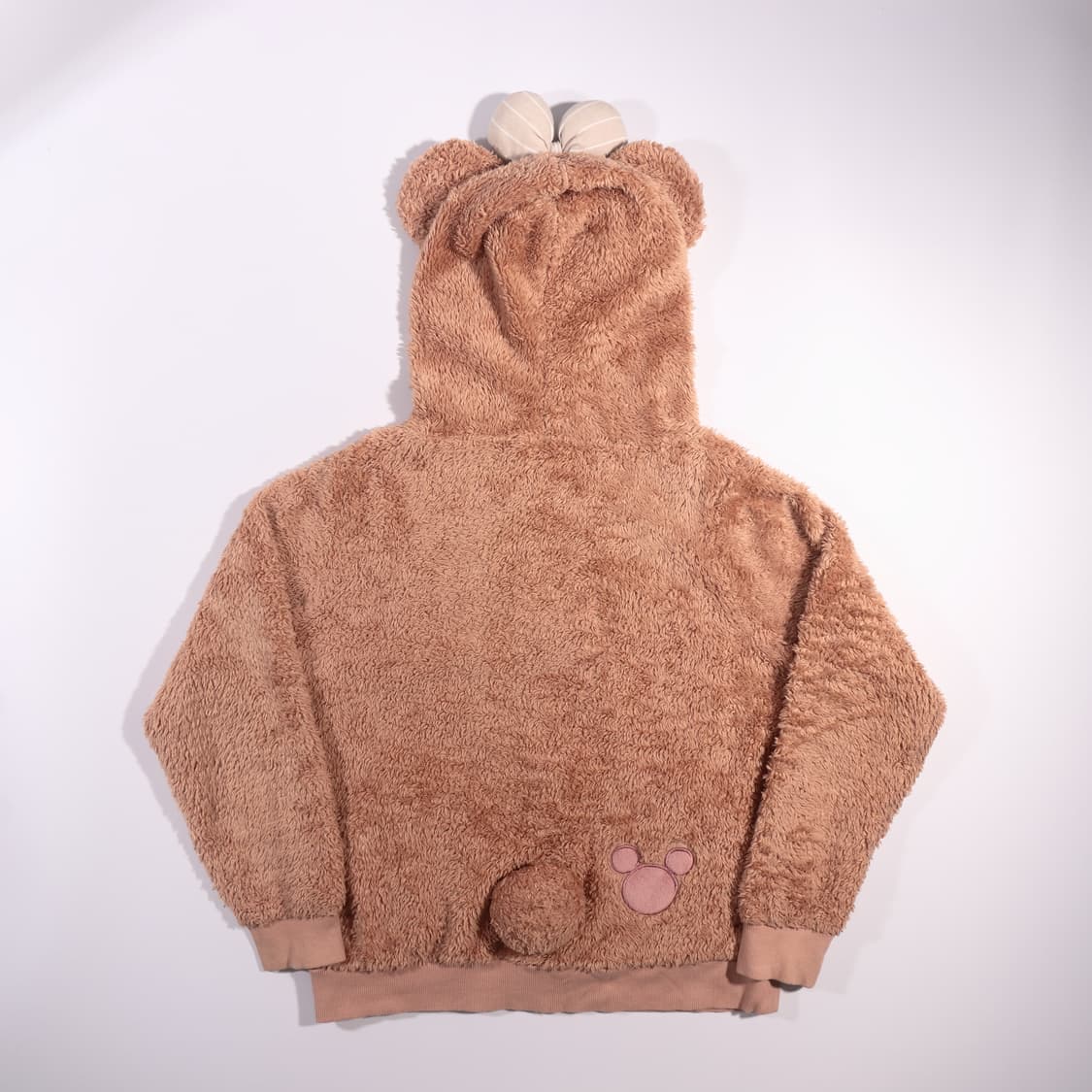 모리걸 폭닥 크롭 후리스 후드집업 B225 상품이미지3